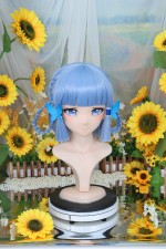 NFD Kigurumi Genshin Impact Kamisato Ayaka Head Shell Cosplay Accessories